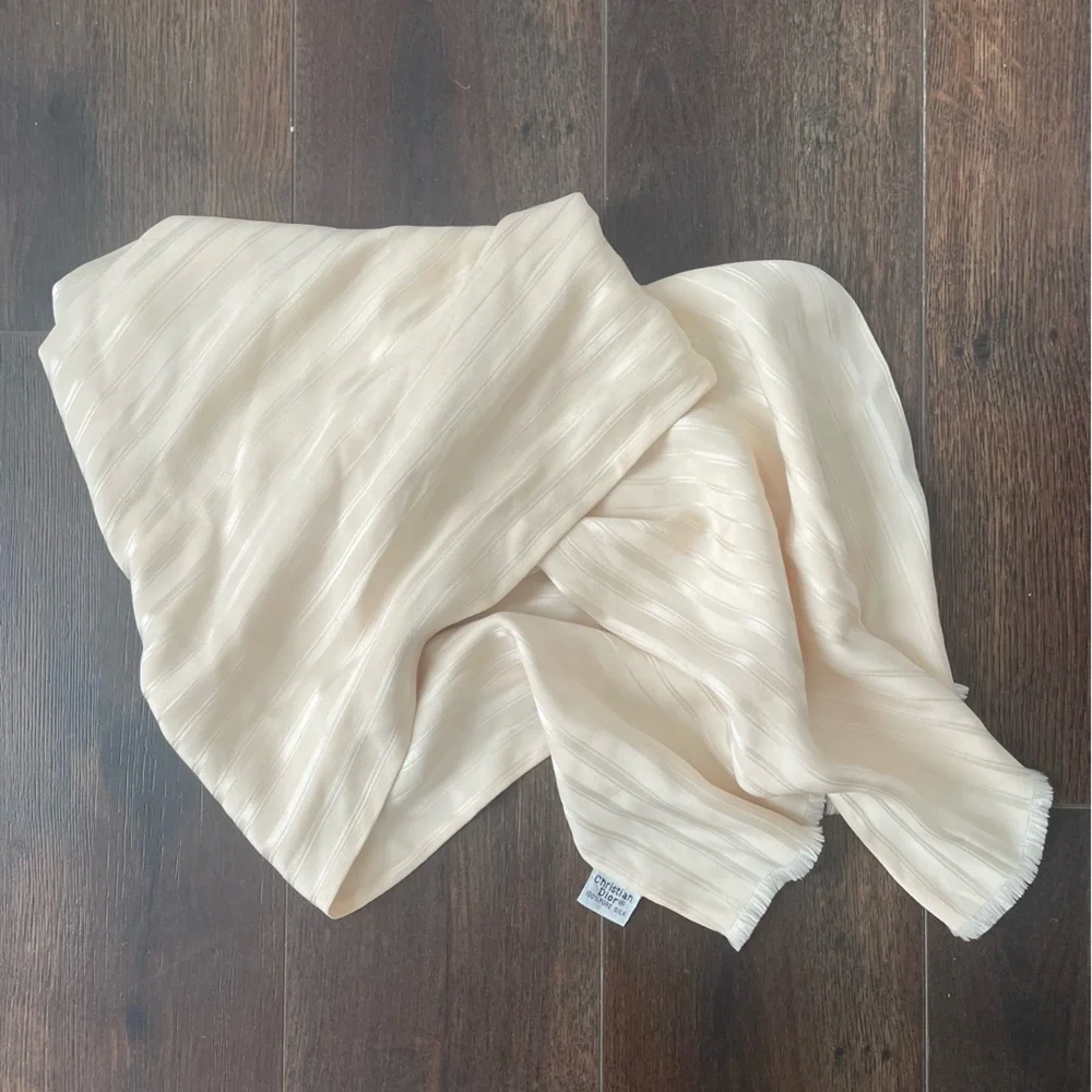 VINTAGE Christian Dior 100% Silk Scarf